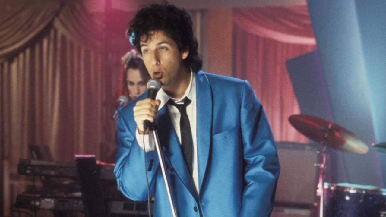 Alexis Arquette and Adam Sandler in The Wedding Singer