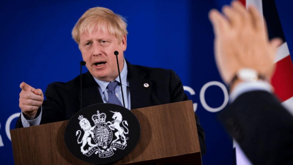 Boris Johnson at the 2019 European Union Summit