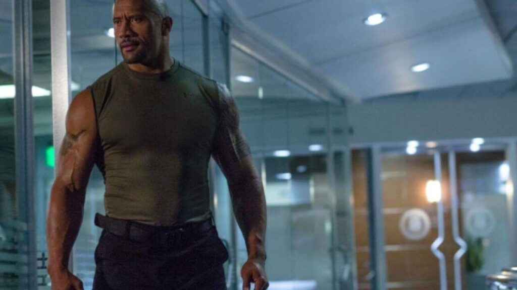 Dwayne Johnson in Furious 7