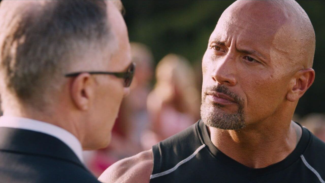 Dwayne Johnson in The Fate of the Furious