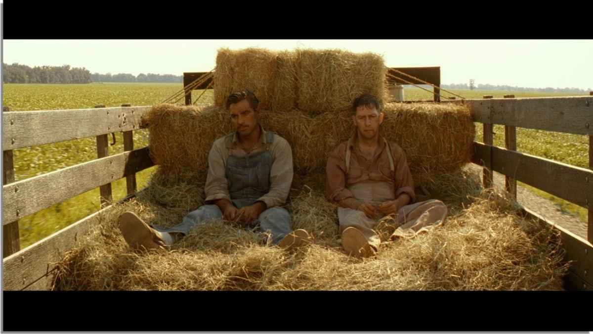 George Clooney and Tim Blake Nelson. Movie O Brother, Where Art Thou (2000)