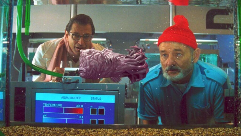 Jeff Goldblum and Bill Murray in The Life Aquatic with Steve Zissou