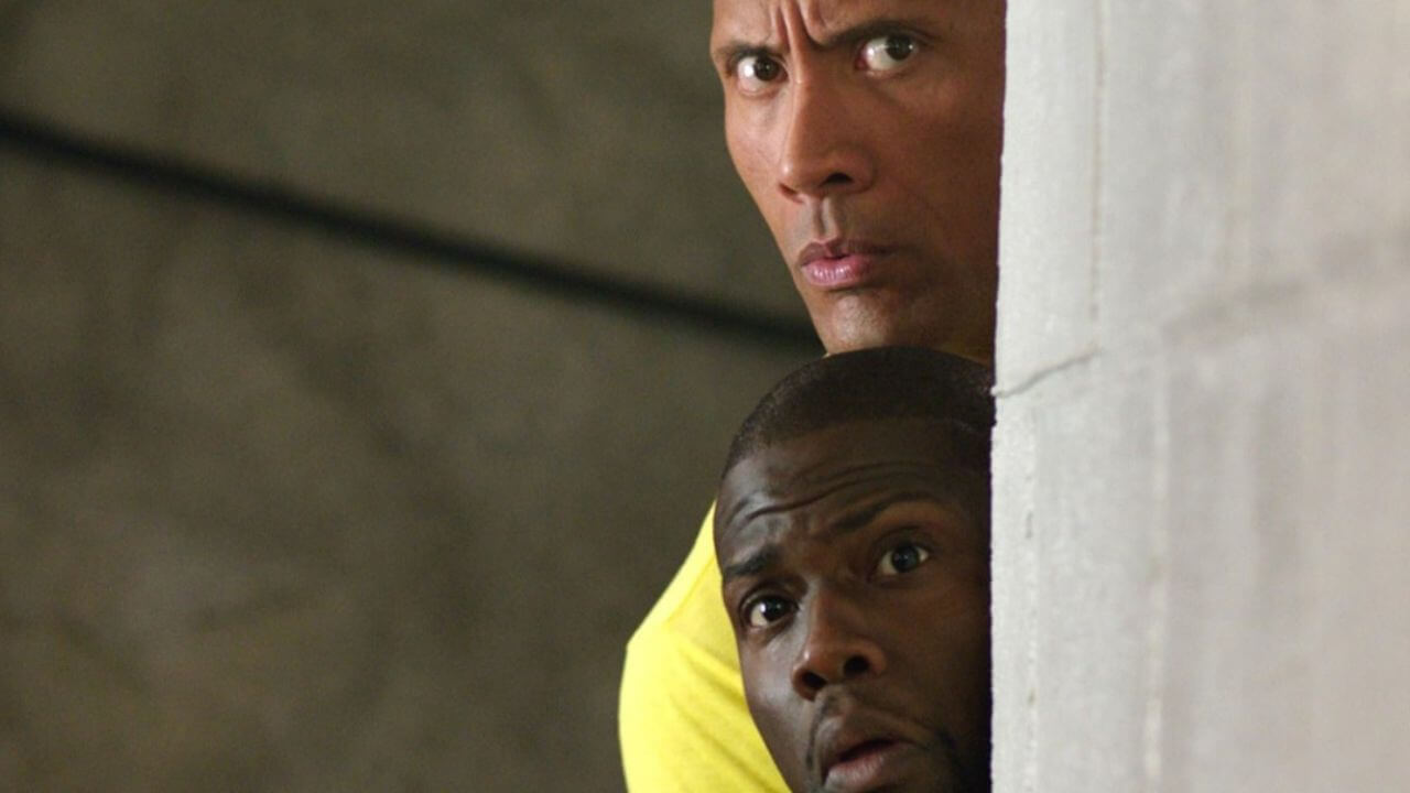 Kevin Hart and Dwayne Johnson in Central Intelligence