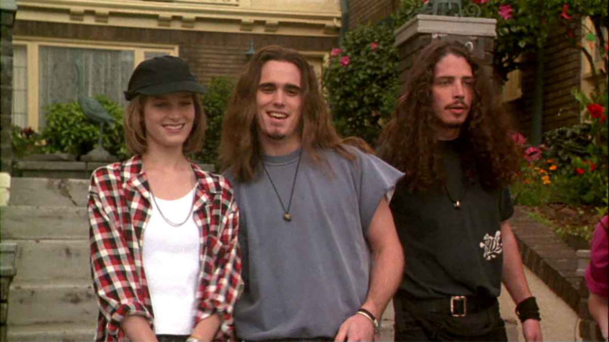 Matt Dillon, Bridget Fonda, and Chris Cornell. Movie Singles (1992)