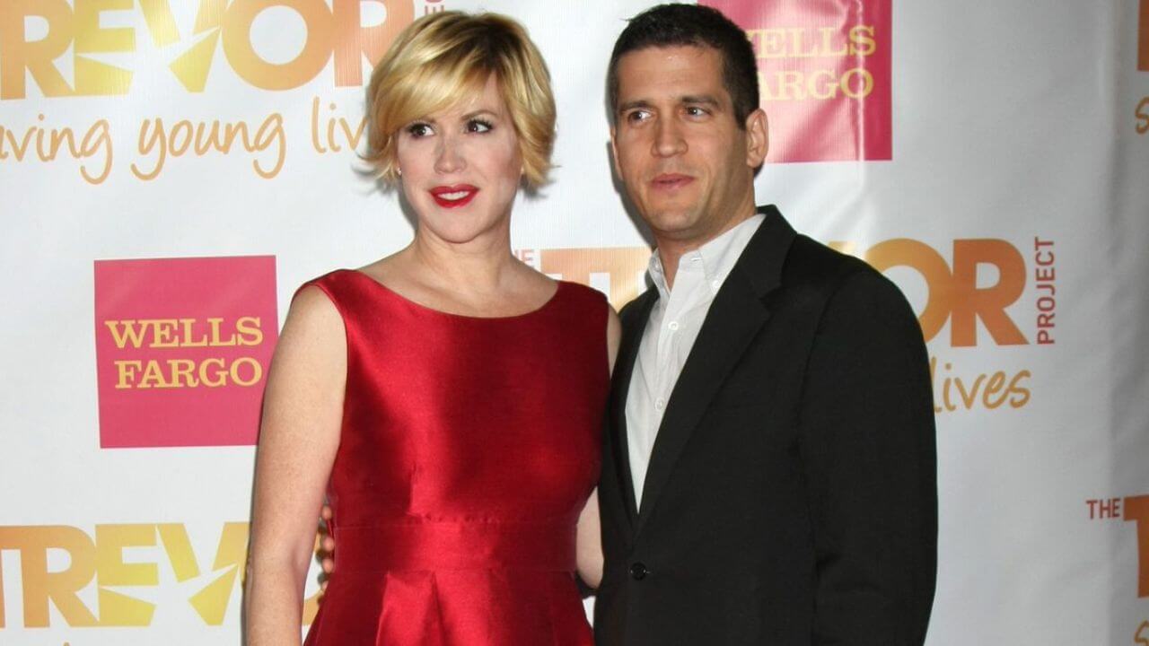 Molly Ringwald and Panio Gianopoulos at the Trevorlive Los Angeles Event