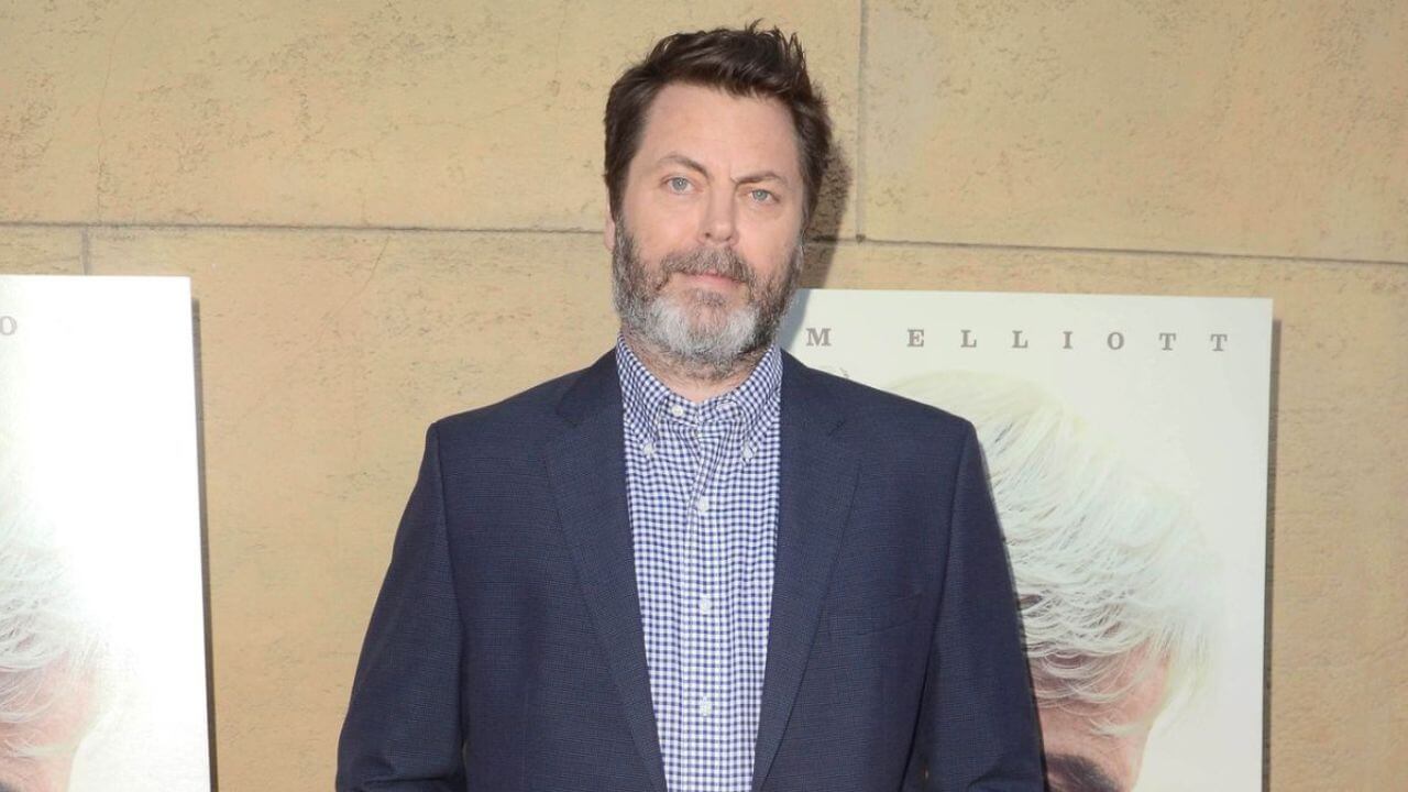 Nick Offerman at the Premiere Of The Orchard's The Hero