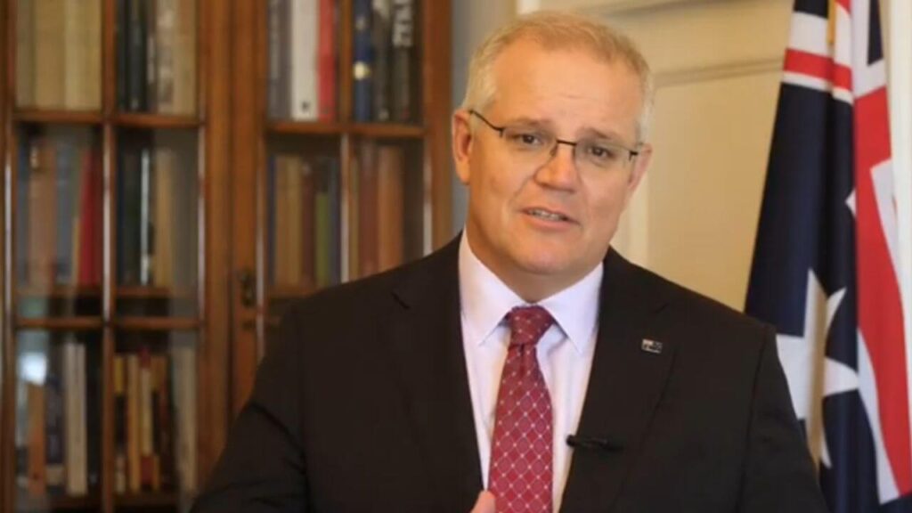 Scott Morrison, Prime Minister of Australia at Singapore FinTech Festival 2020