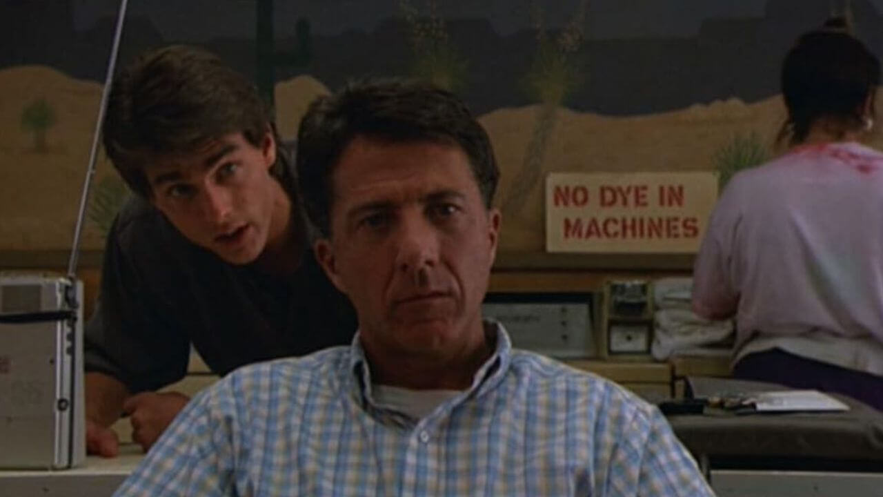 Tom Cruise and Dustin Hoffman in Rain Man 1988